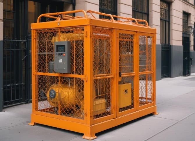 антивандальна решітка генератора